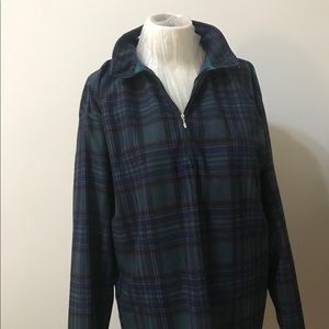 LL Bean flannel fleece lined shirt XL womans